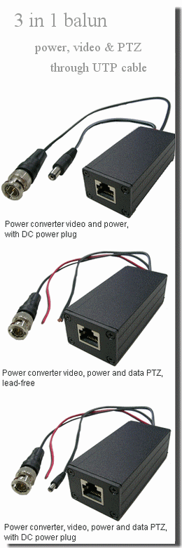 with balun built-in, power transmission on long distance